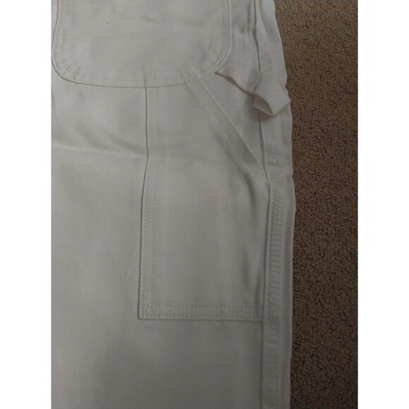 Keystone Painter Pants VTG  Workwear White Color Wide Tool Pockets, 40x34 - Picture 6 of 13